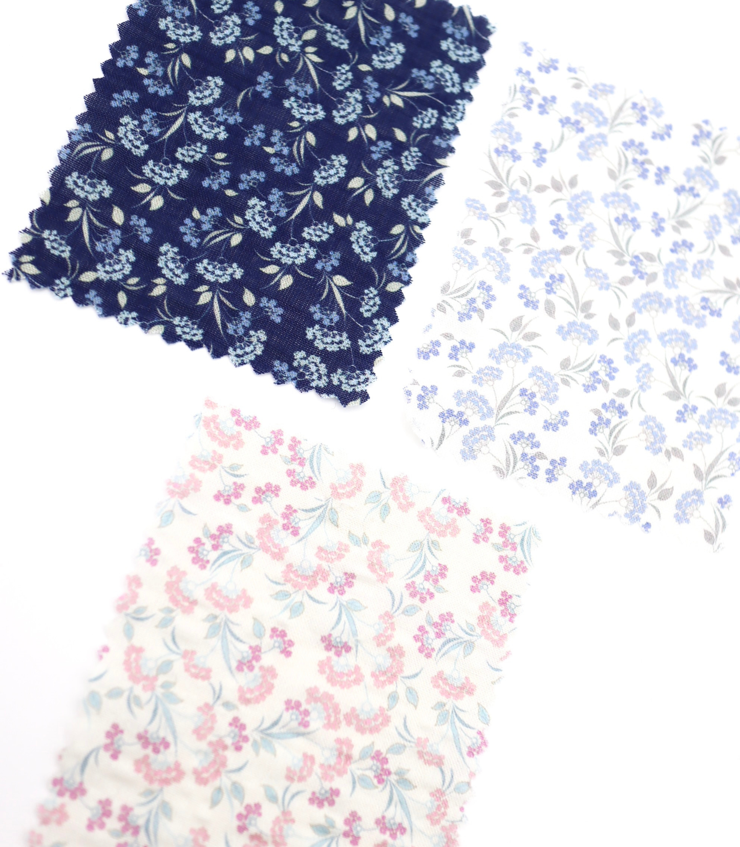 【25SS-413】小花柄プリントヴィンテージワッシャーローン　/0.5ｙあたり=～705円