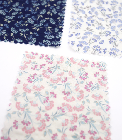 【25SS-413】小花柄プリントヴィンテージワッシャーローン　/0.5ｙあたり=～705円