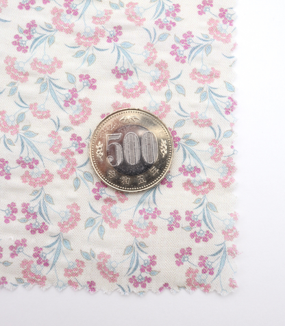 【25SS-413】小花柄プリントヴィンテージワッシャーローン　/0.5ｙあたり=～705円