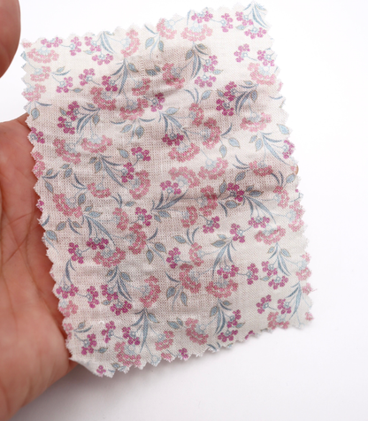 【25SS-413】小花柄プリントヴィンテージワッシャーローン　/0.5ｙあたり=～705円