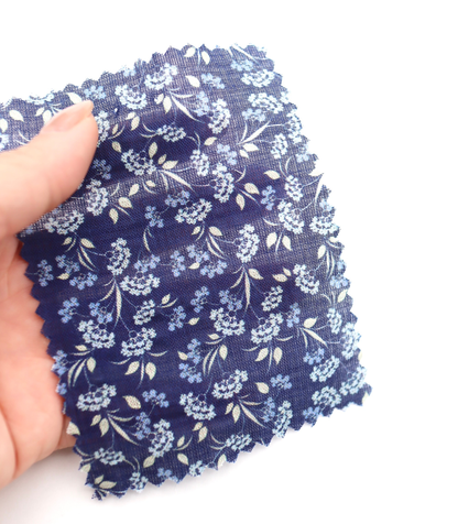 【25SS-413】小花柄プリントヴィンテージワッシャーローン　/0.5ｙあたり=～705円