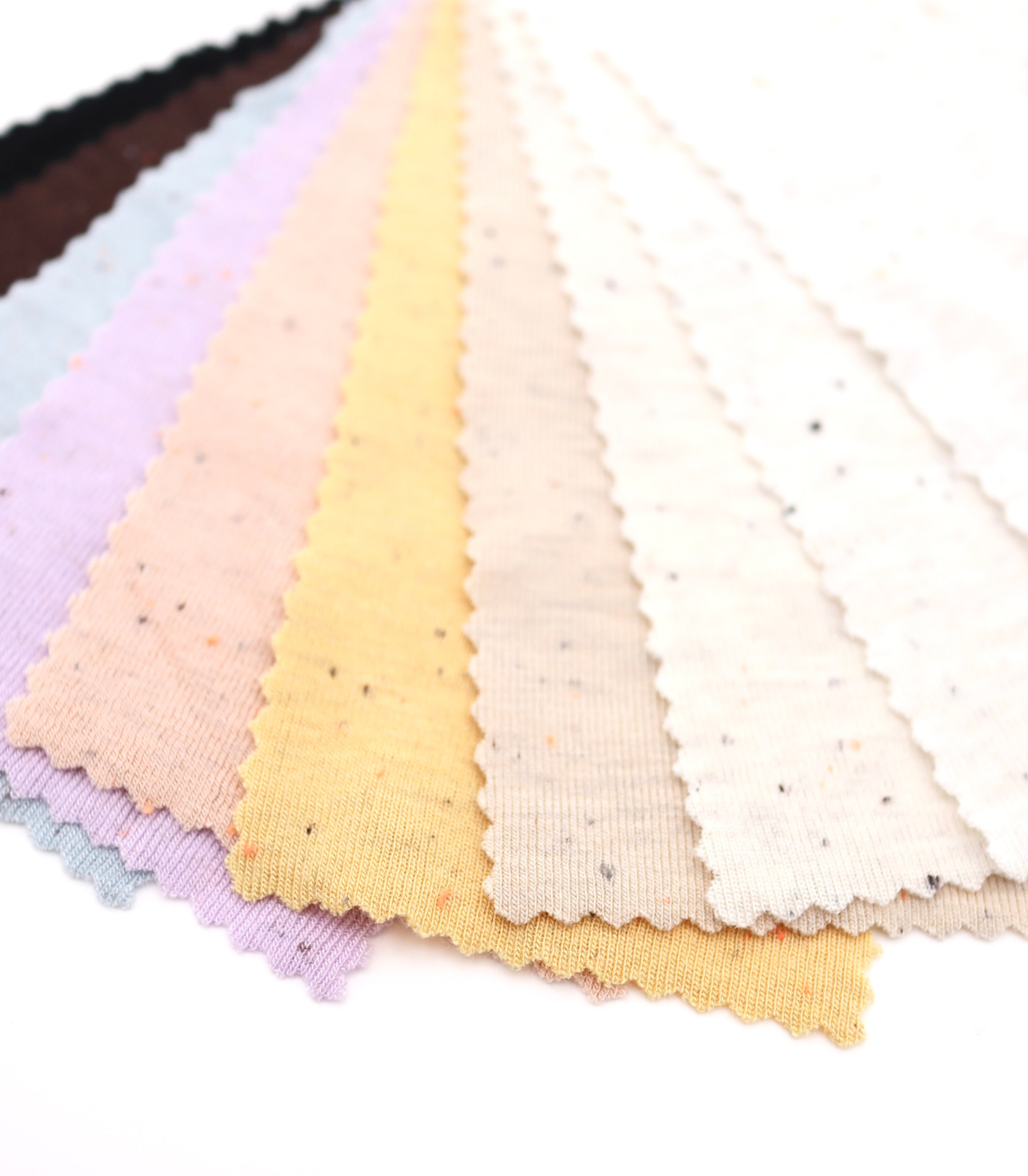 韓国生地カラフル糸入りつぶつぶフライス