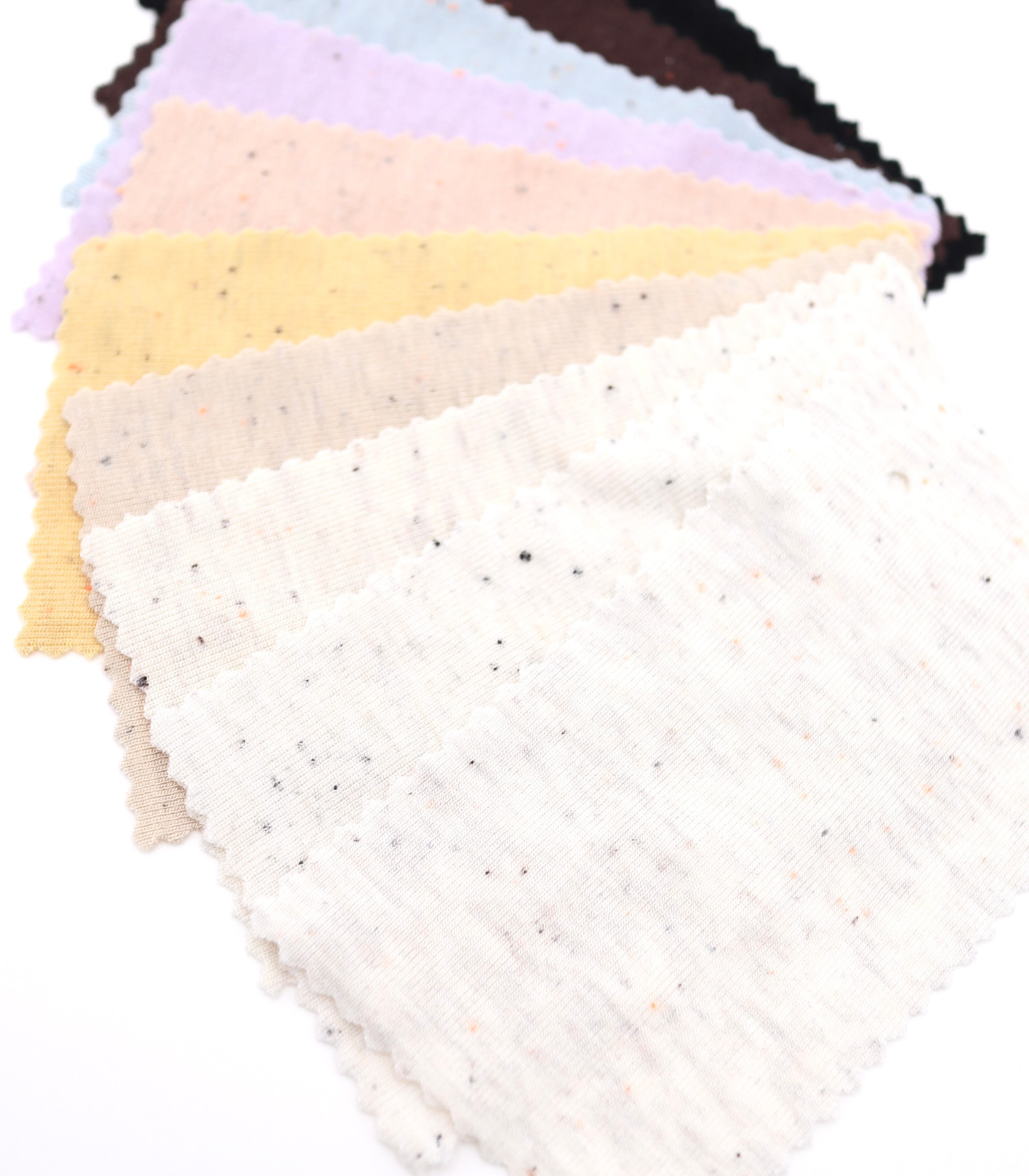 韓国生地カラフル糸入りつぶつぶフライス