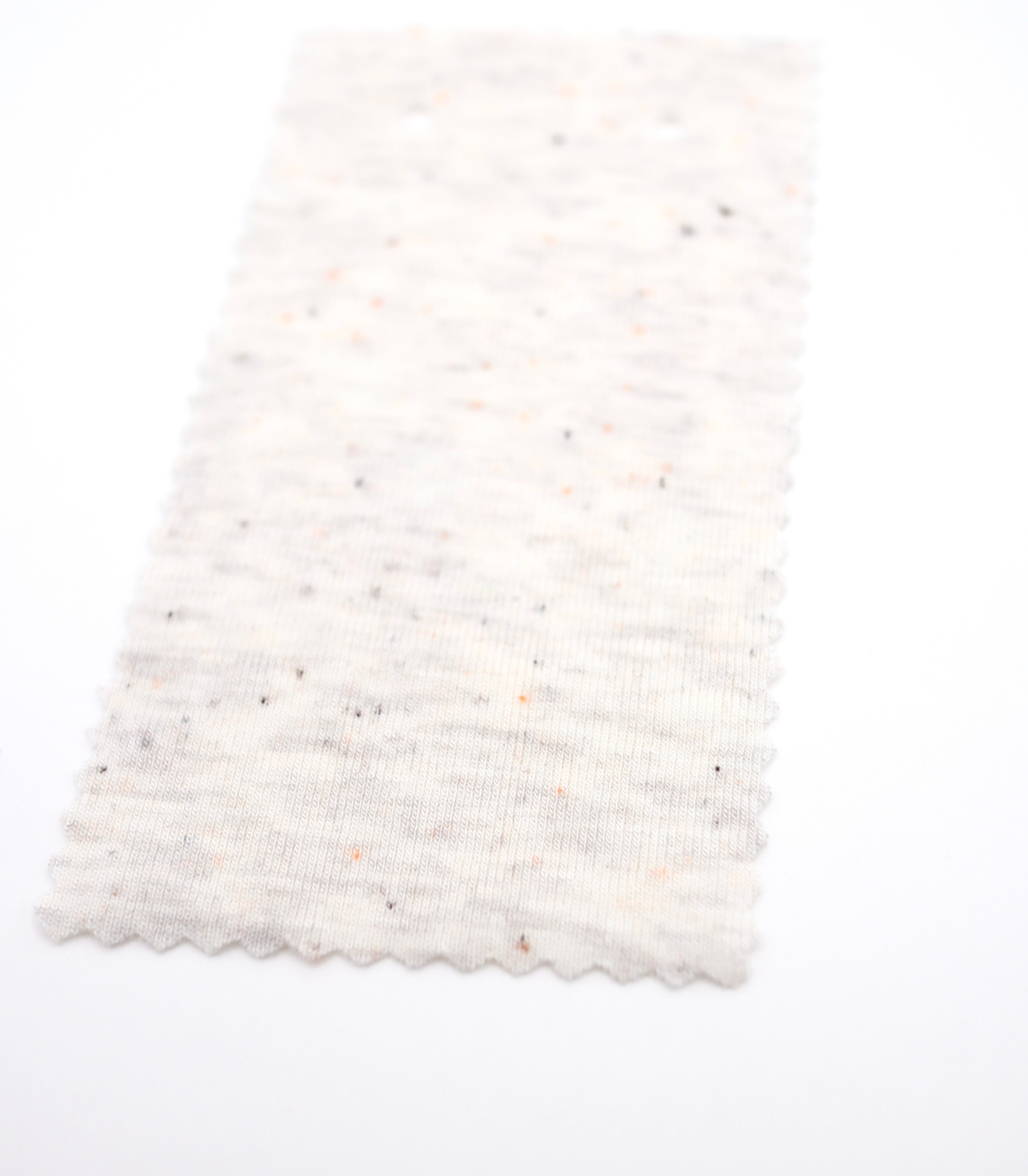 韓国生地カラフル糸入りつぶつぶフライス　カラー粒　シロ
