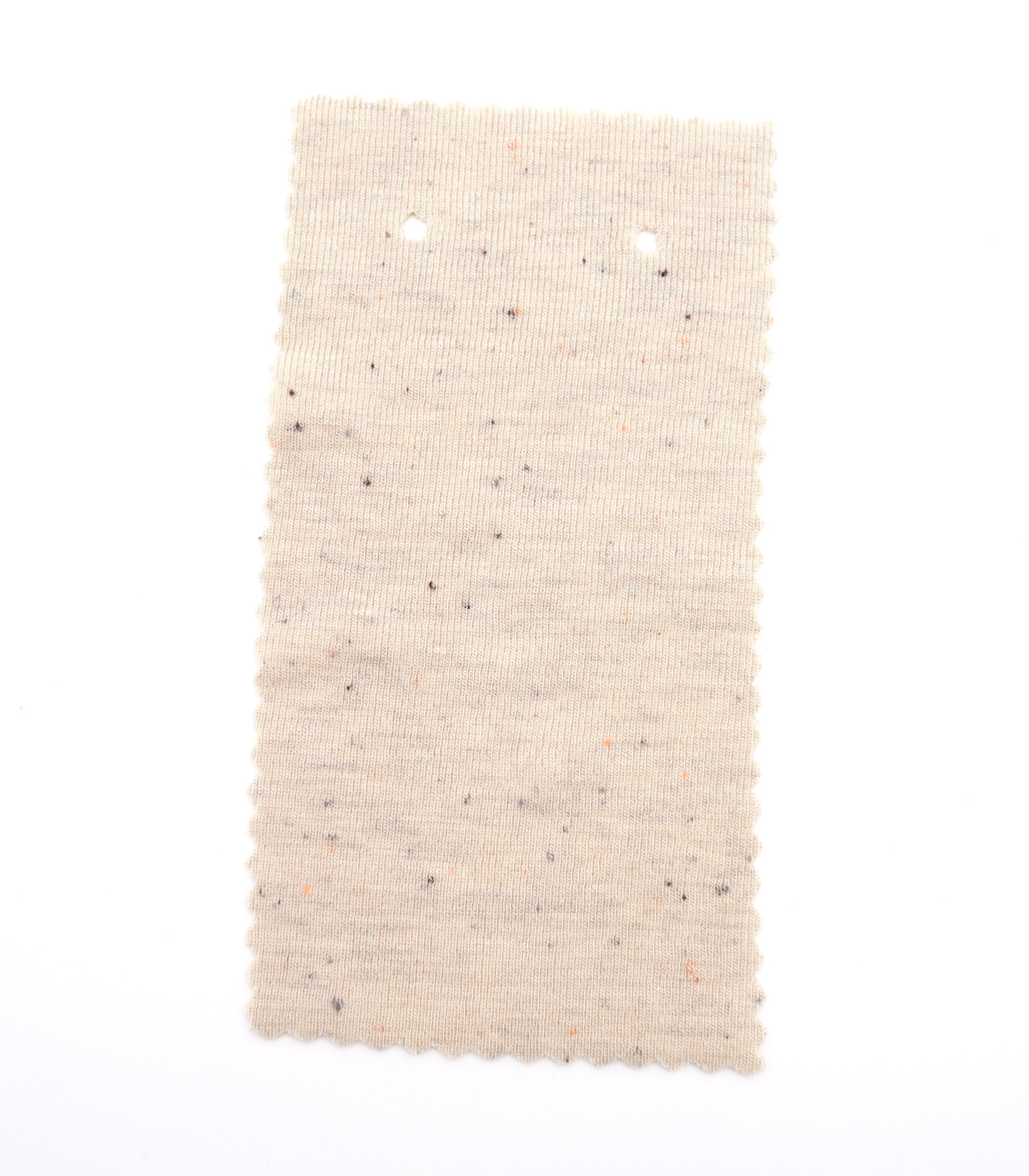 韓国生地カラフル糸入りつぶつぶフライス　ベージュ