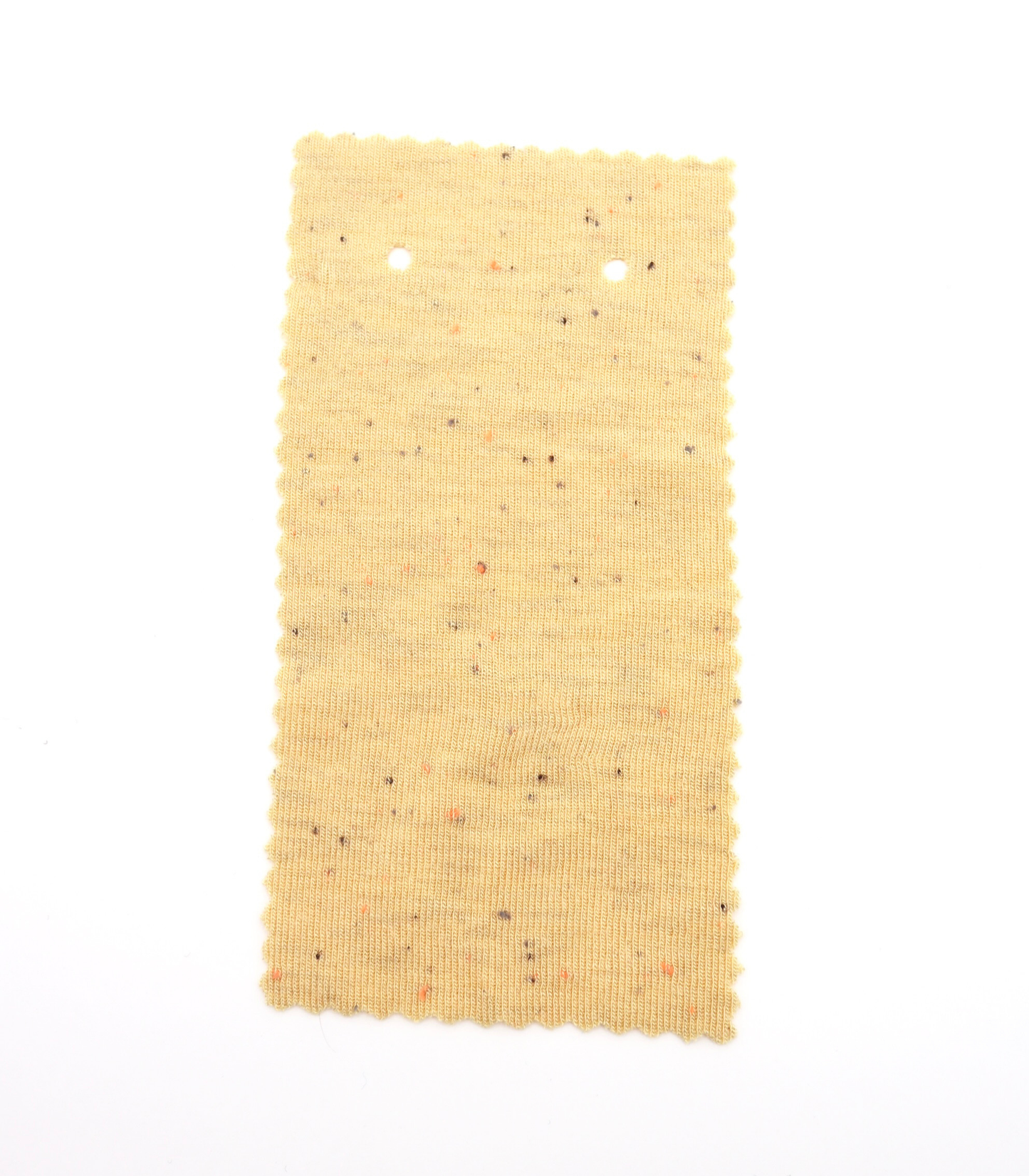 韓国生地カラフル糸入りつぶつぶフライス　イエロー
