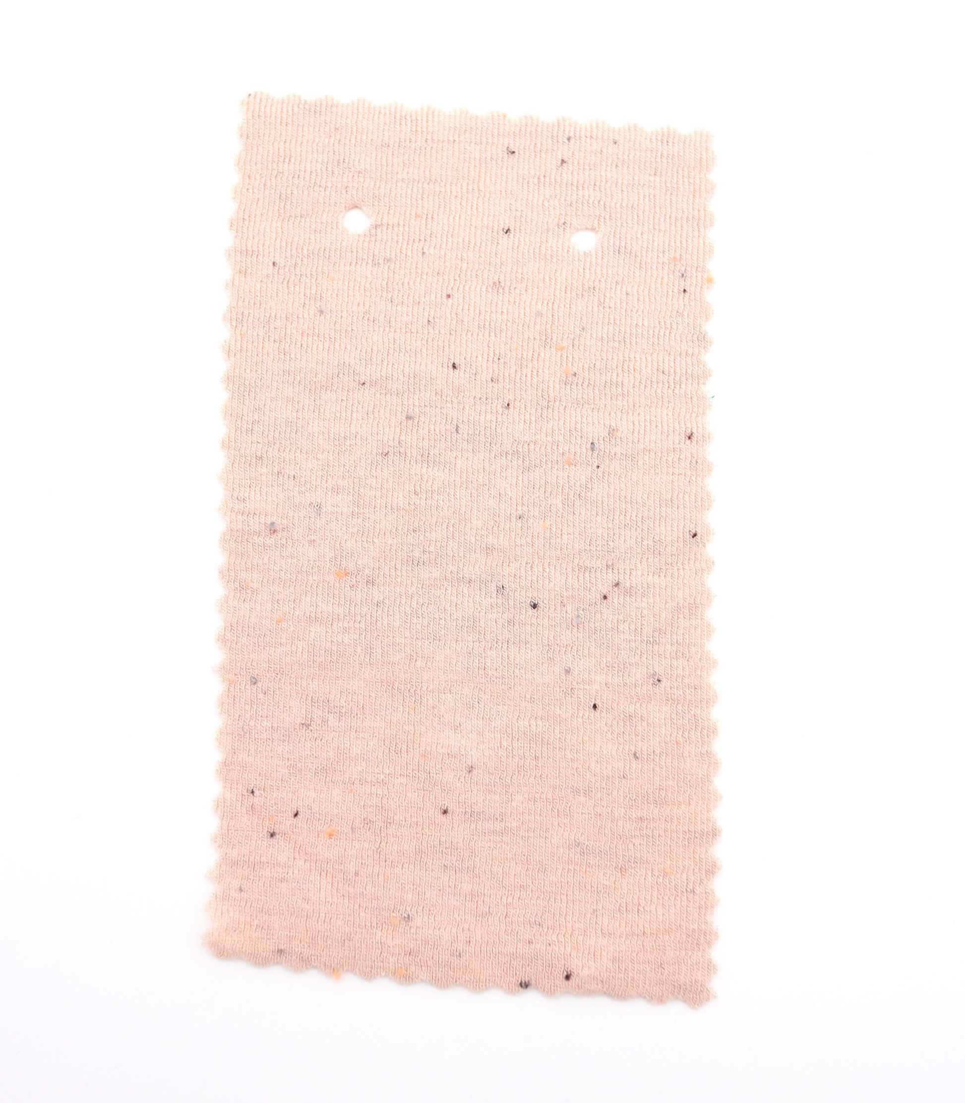 韓国生地カラフル糸入りつぶつぶフライス　ベージュ
