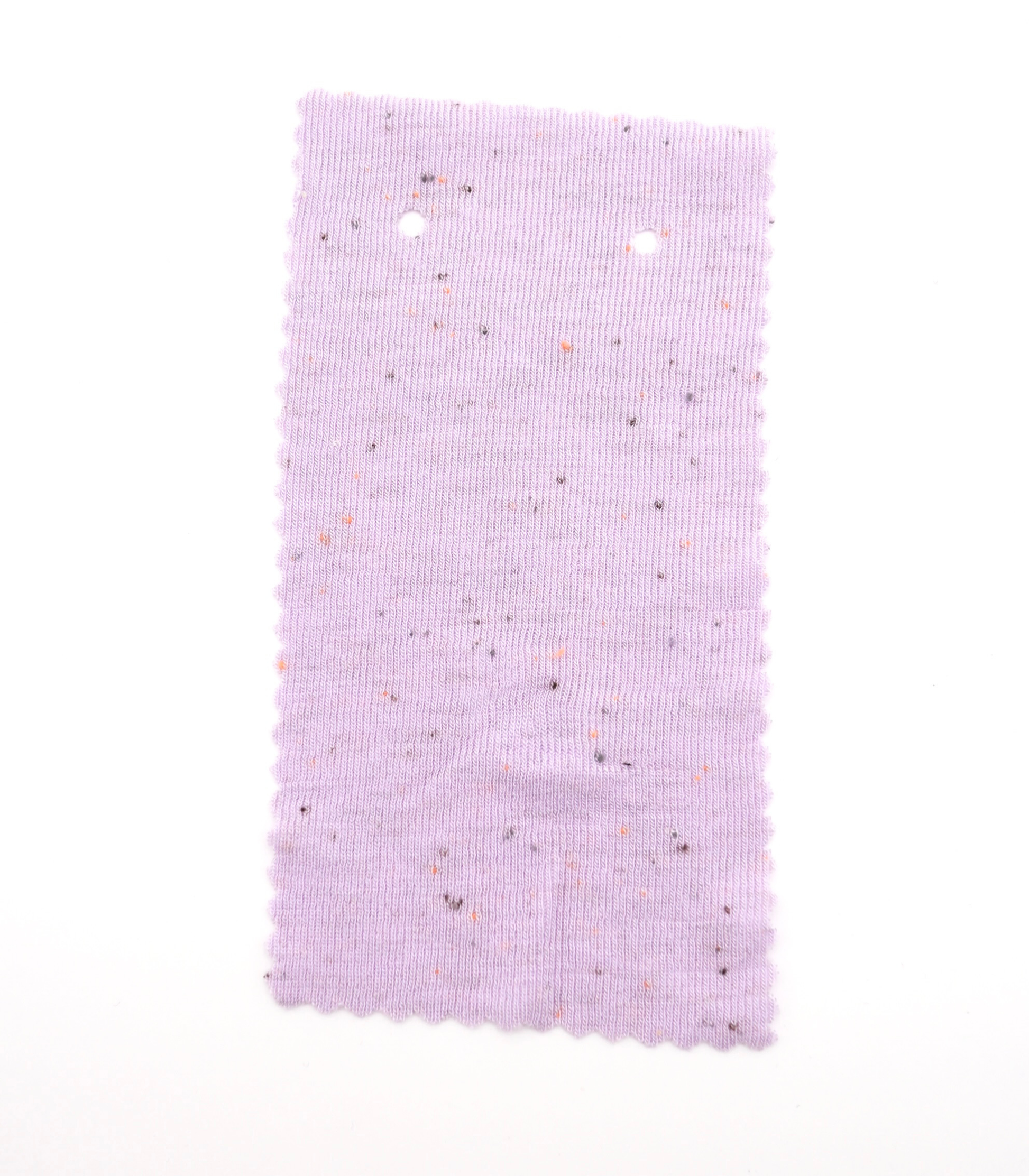 韓国生地カラフル糸入りつぶつぶフライス　ラベンダー