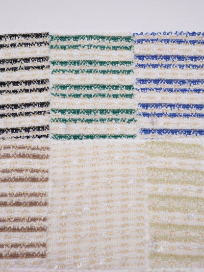 ストレッチ性あるツイード見えラメ糸入りニット生地【26SS-071】