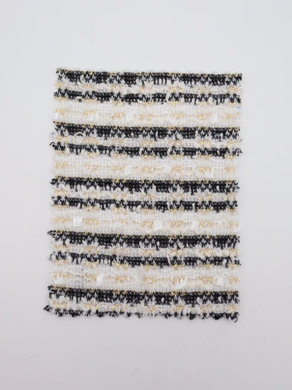 ストレッチ性あるツイード見えラメ糸入りニット生地【26SS-071】