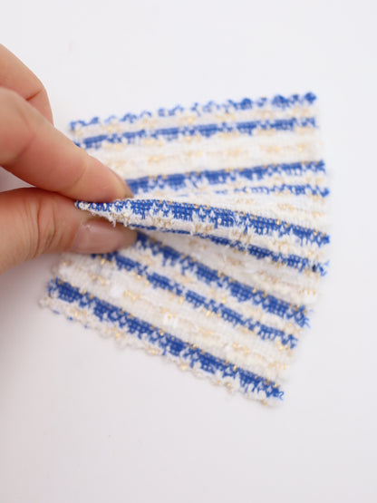 ストレッチ性あるツイード見えラメ糸入りニット生地【26SS-071】