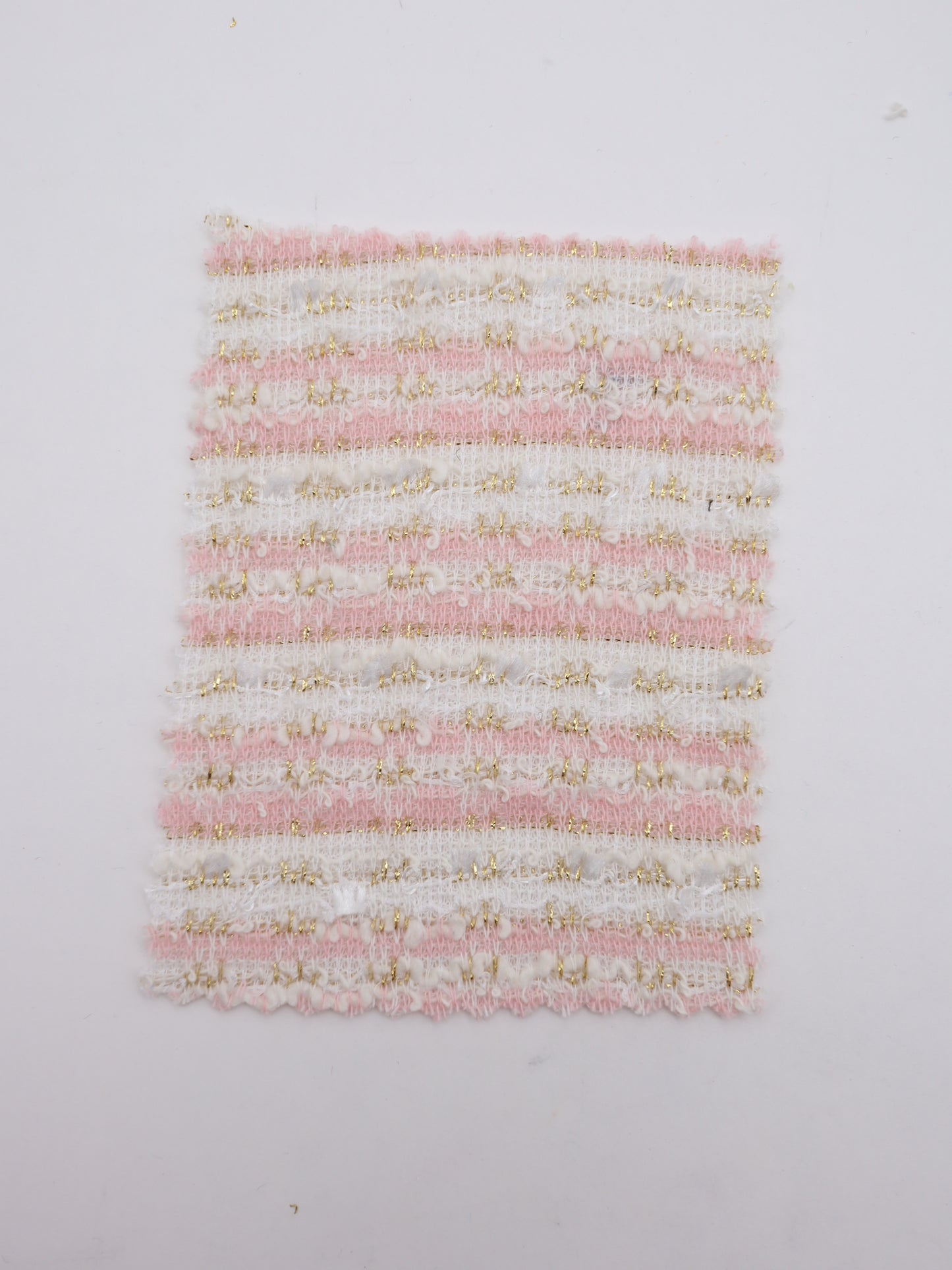 ストレッチ性あるツイード見えラメ糸入りニット生地【26SS-071】