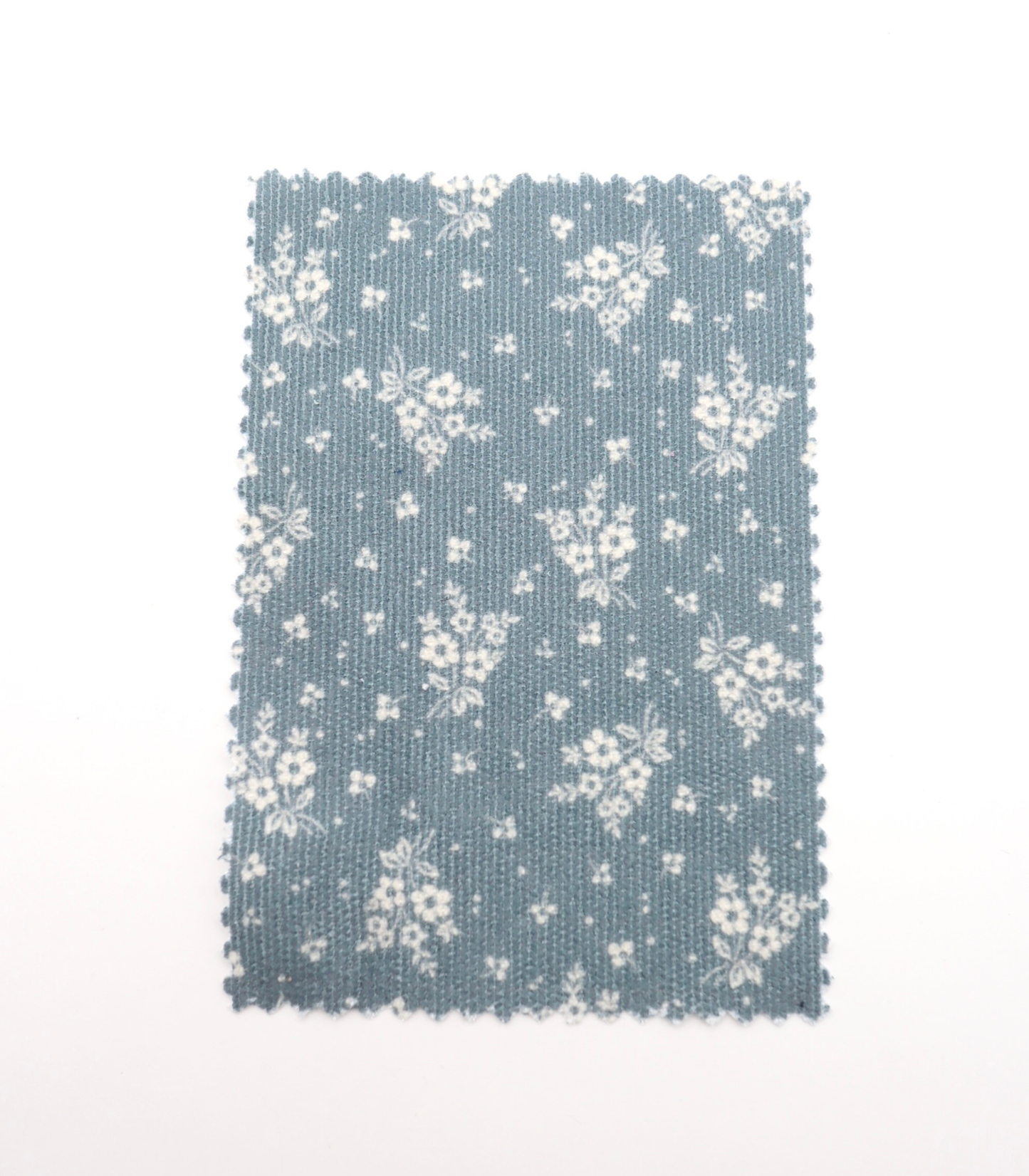 【25SS-125】小花柄シルエットプリントコーデュロイ　/0.5ｙあたり=～ 980円