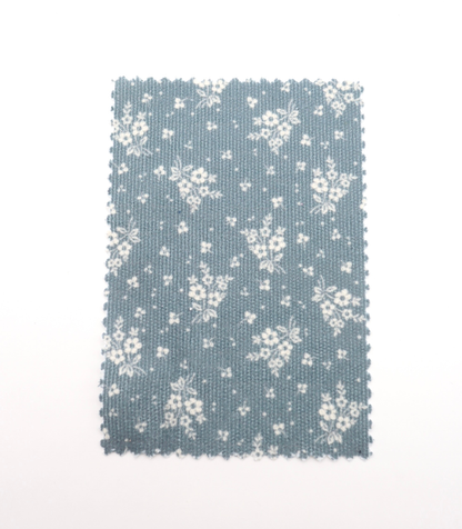 【25SS-125】小花柄シルエットプリントコーデュロイ　/0.5ｙあたり=～ 980円