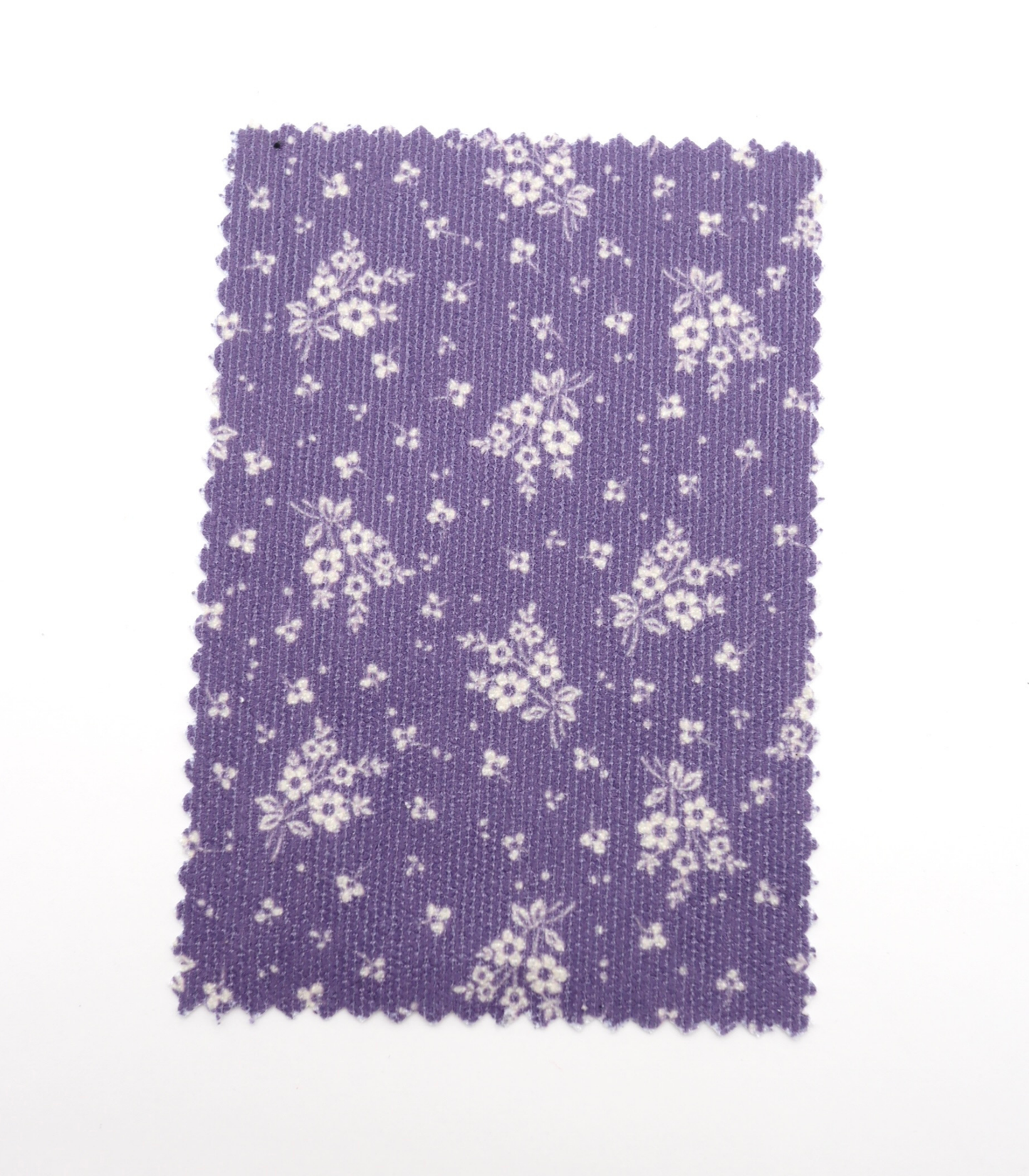 【25SS-125】小花柄シルエットプリントコーデュロイ　/0.5ｙあたり=～ 980円