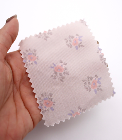 【25SS-118】小花柄プリントコーデュロイ　/0.5ｙあたり=～ 835円