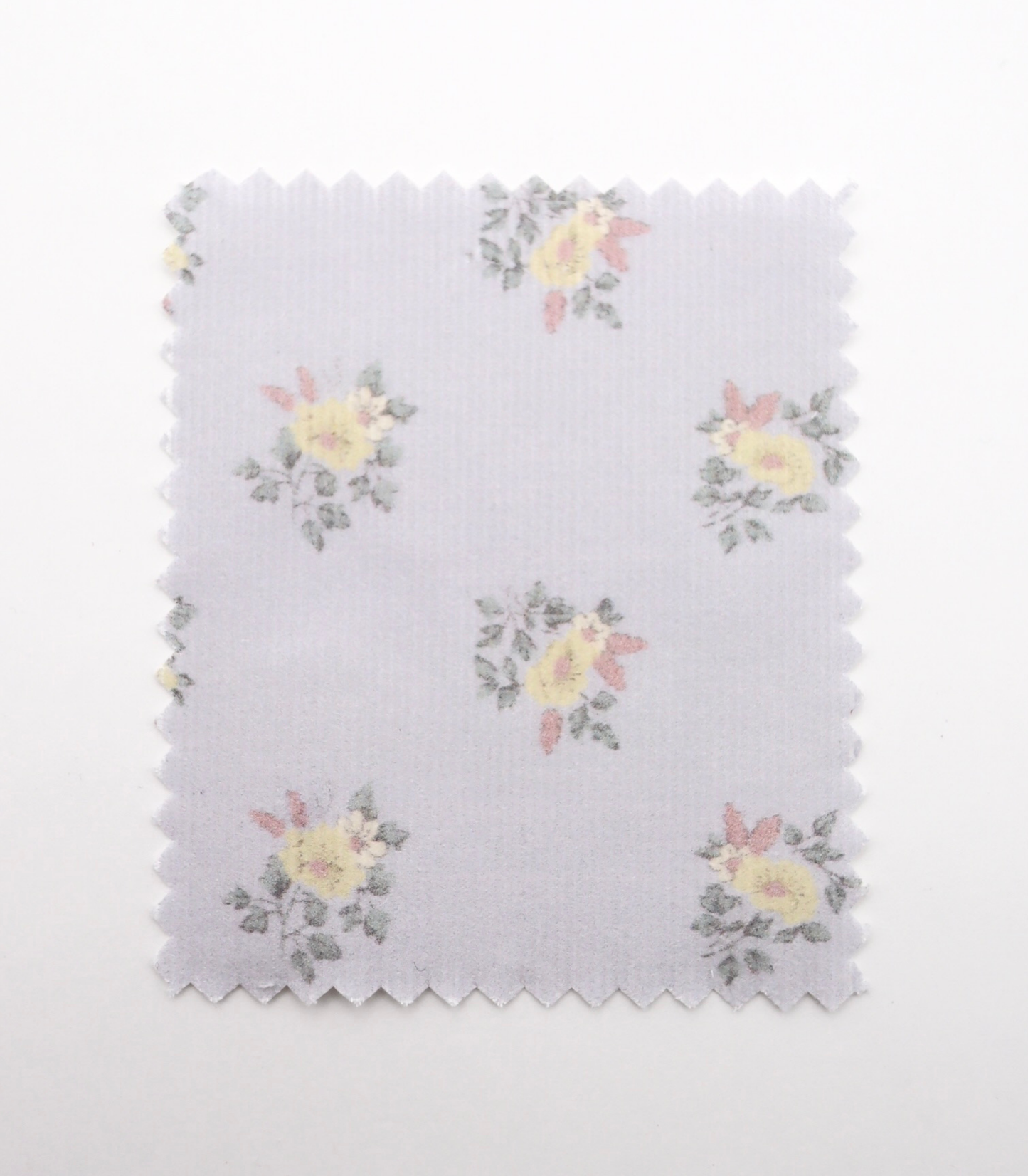 【25SS-118】小花柄プリントコーデュロイ　/0.5ｙあたり=～ 835円