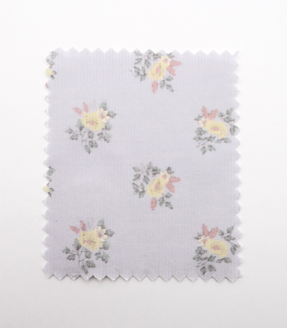 【25SS-118】小花柄プリントコーデュロイ　/0.5ｙあたり=～ 835円