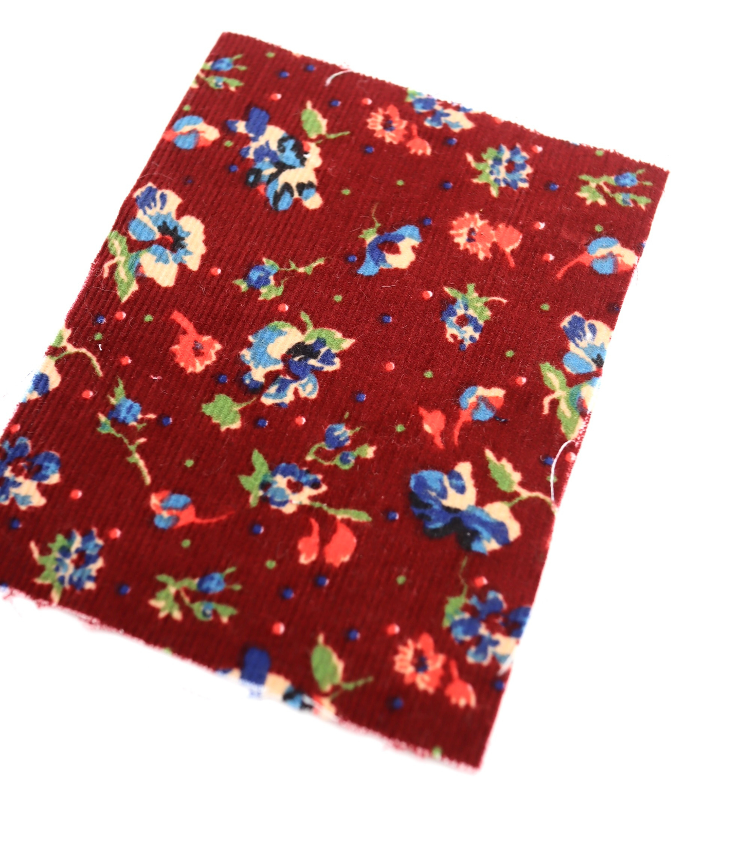 【25SS-131】小花柄プリントコーデュロイ　/0.5ｙあたり=～760円