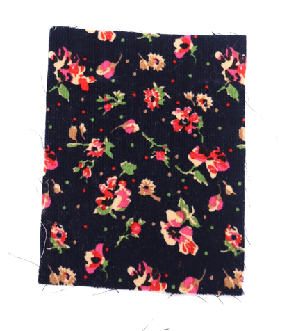 【25SS-131】小花柄プリントコーデュロイ　/0.5ｙあたり=～760円