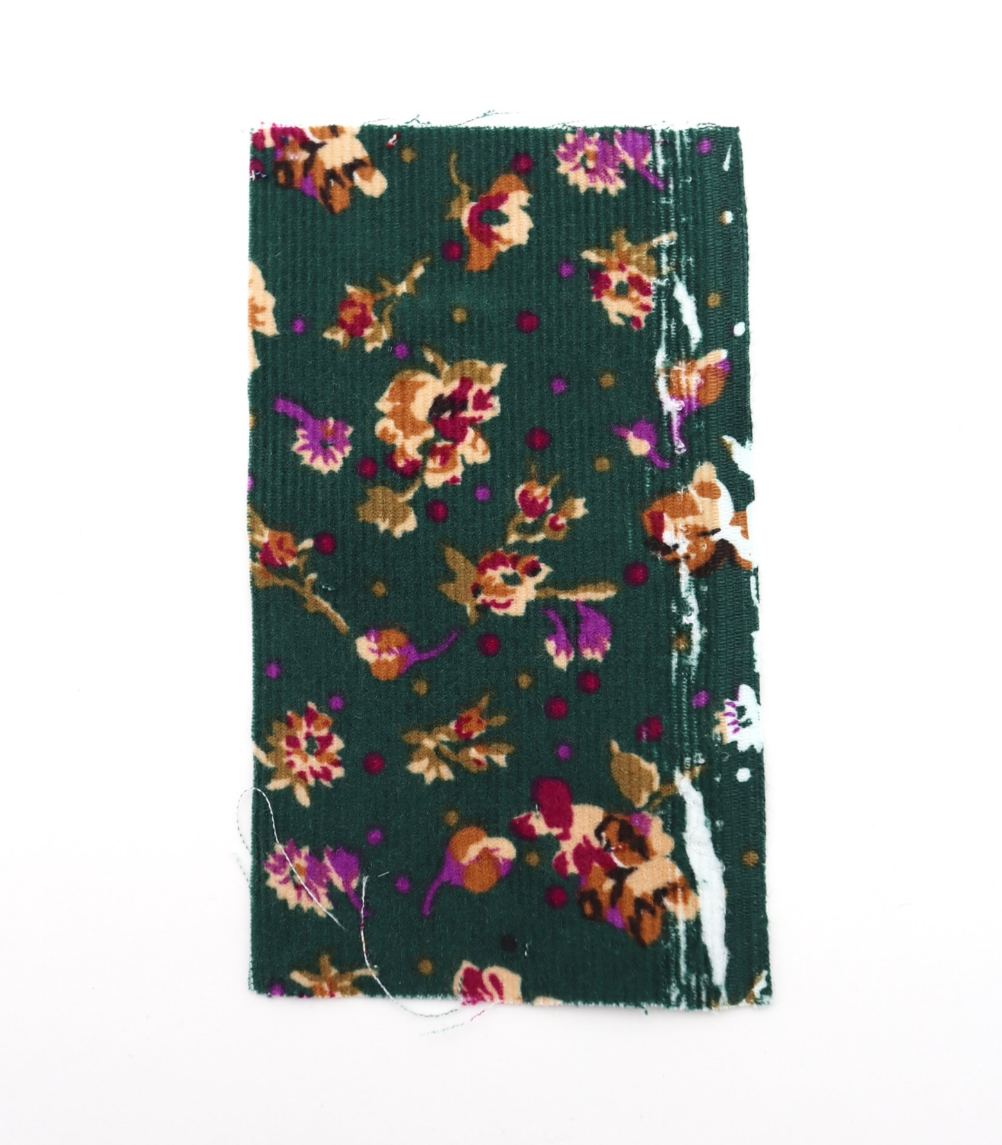 【25SS-131】小花柄プリントコーデュロイ　/0.5ｙあたり=～760円