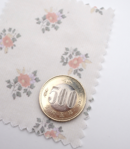 【25SS-118】小花柄プリントコーデュロイ　/0.5ｙあたり=～ 835円
