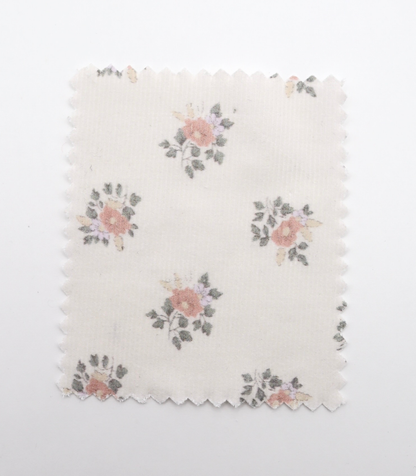【25SS-118】小花柄プリントコーデュロイ　/0.5ｙあたり=～ 835円