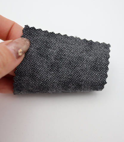 【25SS-359】ヒョウ柄ジャガード二重織りニット　/0.5ｙあたり = ～ 880円