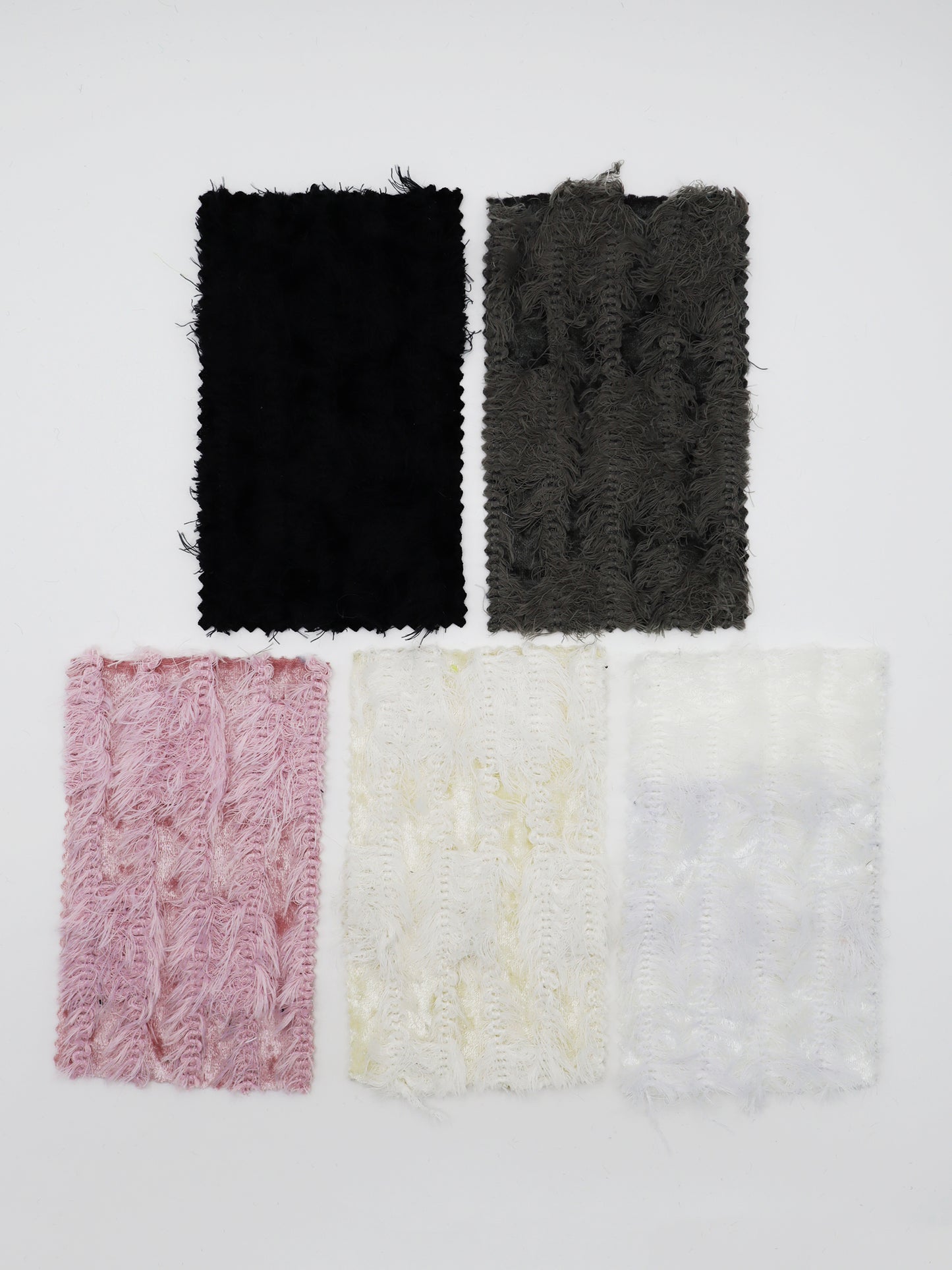 【25SS-168】ふわふわシャギーストライプベロアニット　/0.5ｙあたり = ～1315円