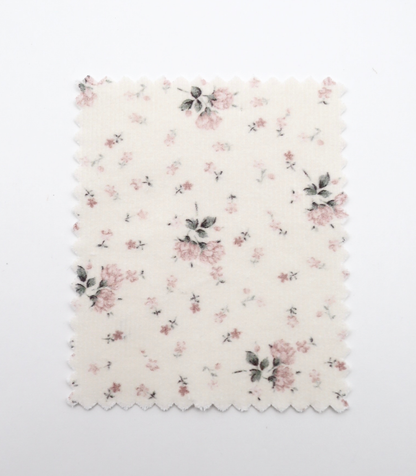 【25SS-117】小花柄プリントコーデュロイ　/0.5ｙあたり=～835円