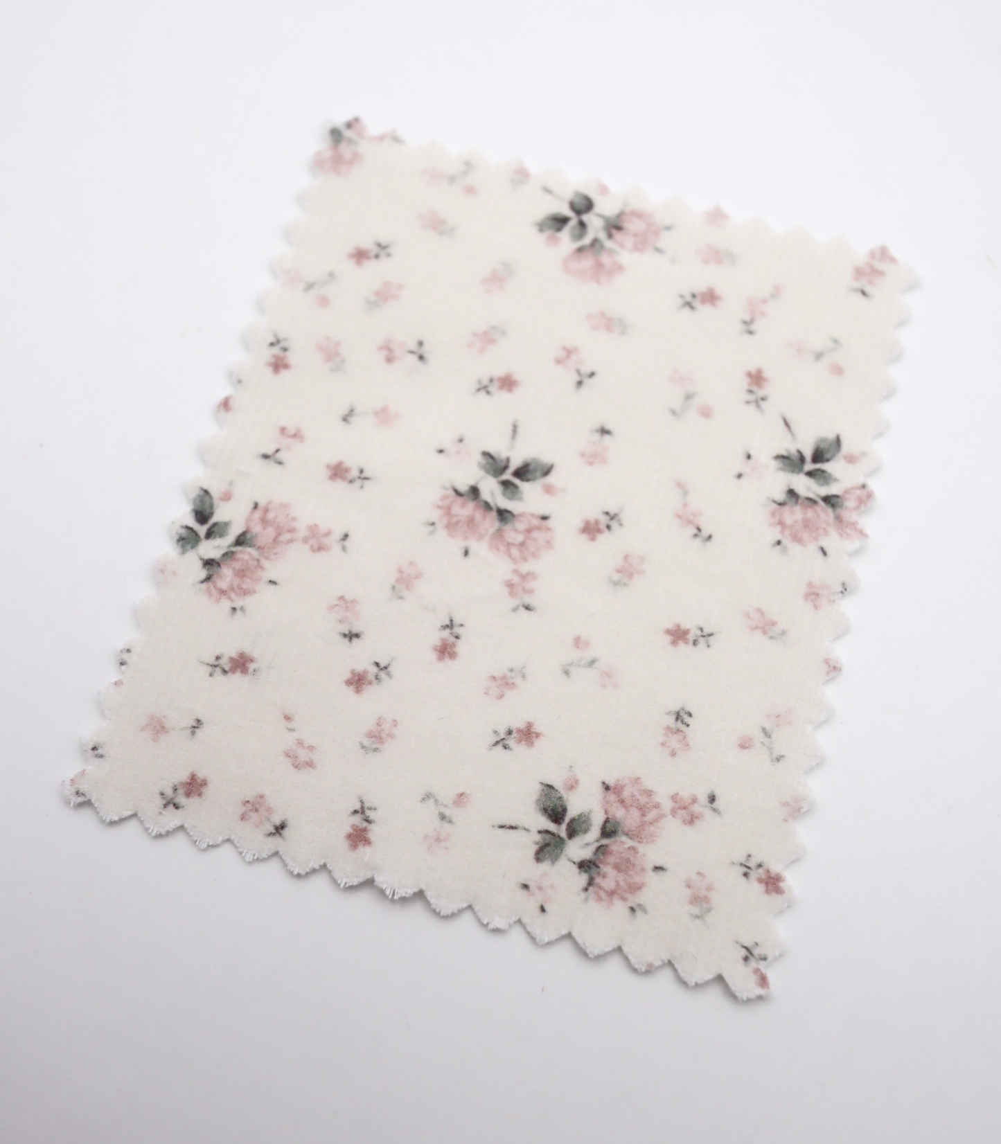 【25SS-117】小花柄プリントコーデュロイ　/0.5ｙあたり=～835円