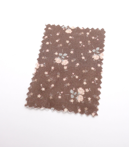 【25SS-117】小花柄プリントコーデュロイ　/0.5ｙあたり=～835円