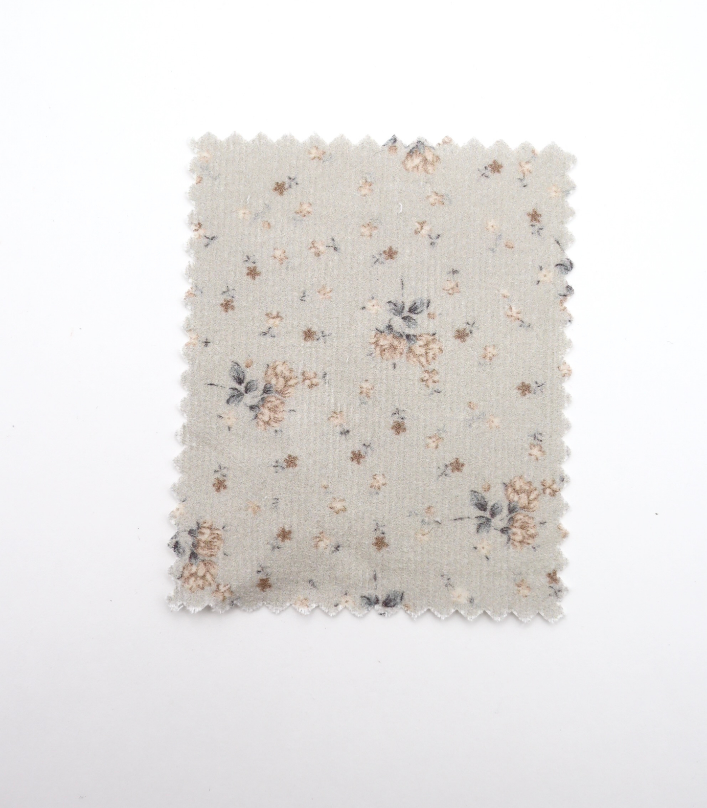 【25SS-117】小花柄プリントコーデュロイ　/0.5ｙあたり=～835円