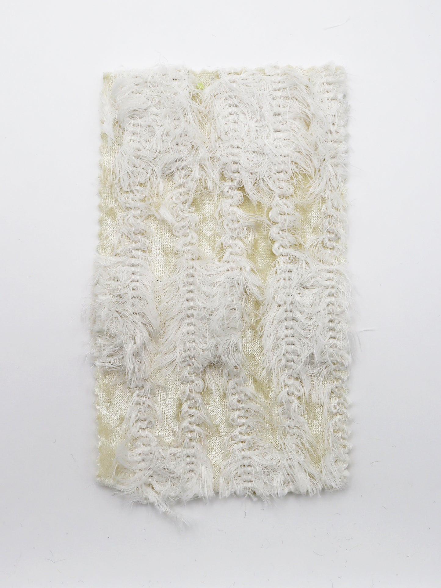 【25SS-168】ふわふわシャギーストライプベロアニット　/0.5ｙあたり = ～1315円