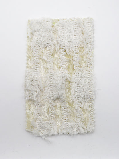 【25SS-168】ふわふわシャギーストライプベロアニット　/0.5ｙあたり = ～1315円