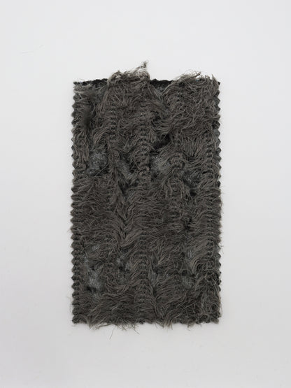 【25SS-168】ふわふわシャギーストライプベロアニット　/0.5ｙあたり = ～1315円