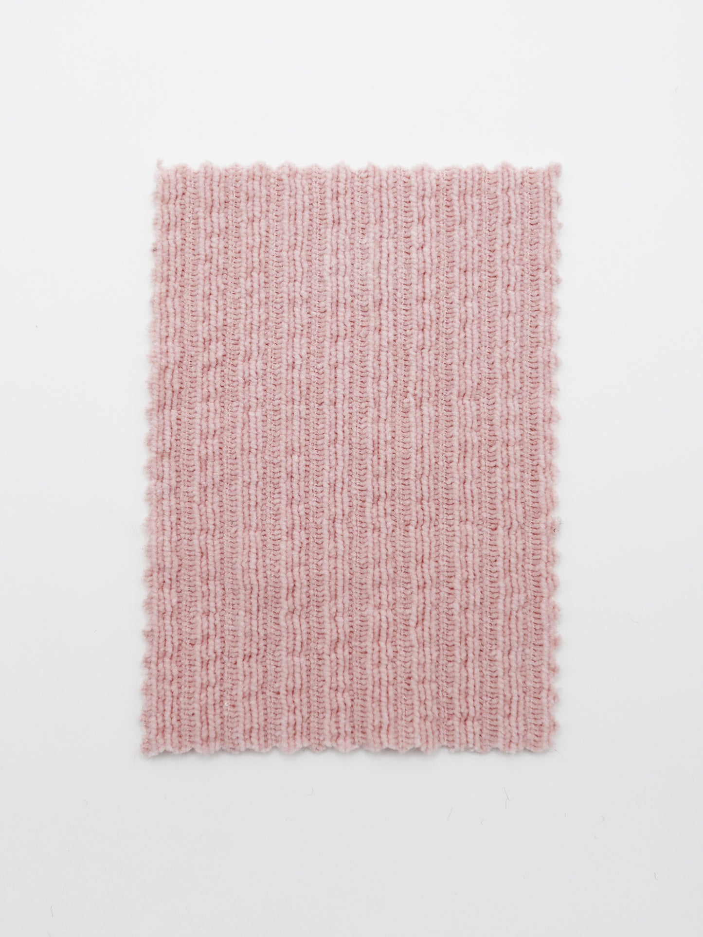 【25SS-174】モールヤーンウェーブリブ風二重織りニット　/0.5ｙあたり = ～1115円