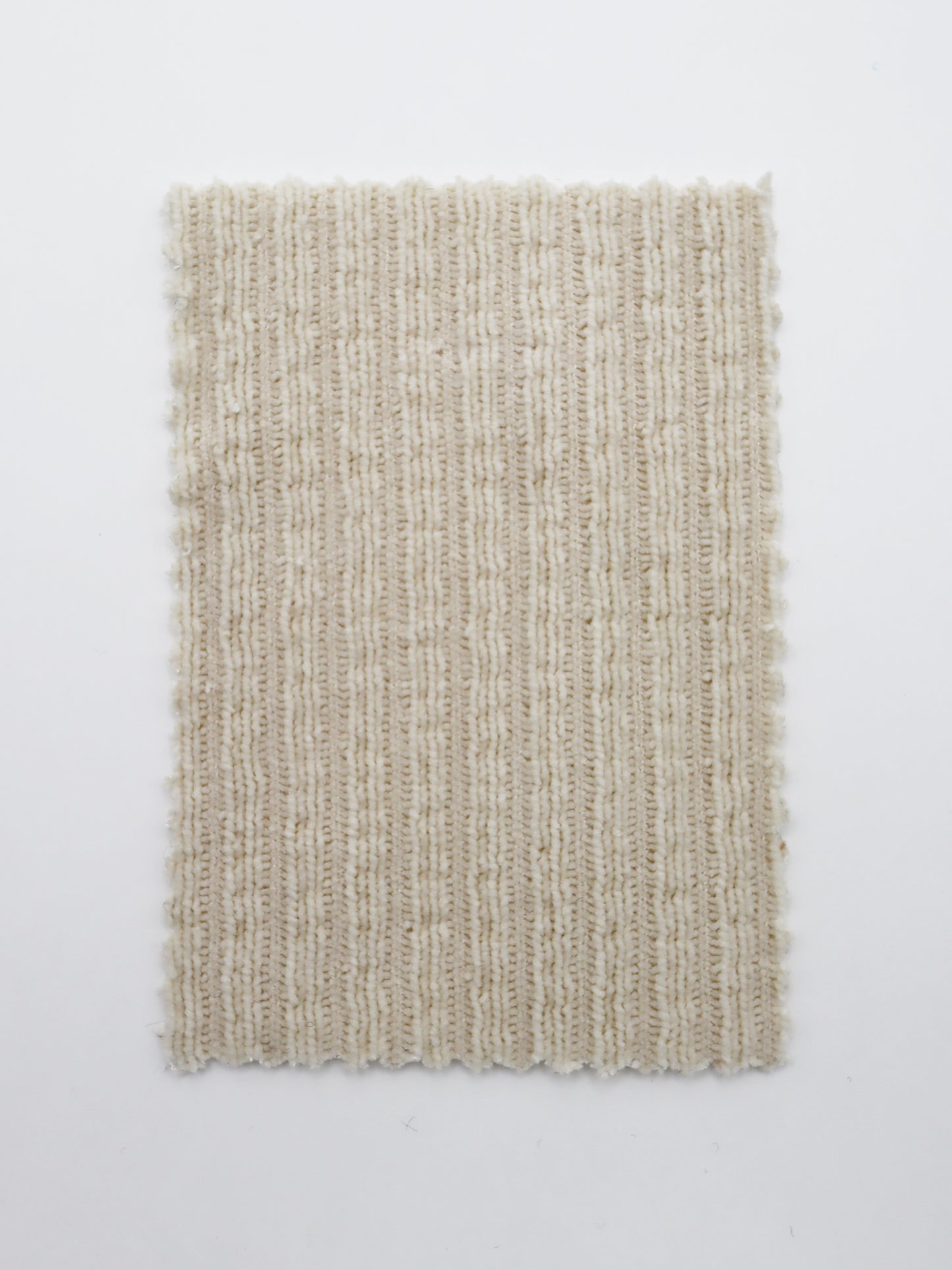 【25SS-174】モールヤーンウェーブリブ風二重織りニット　/0.5ｙあたり = ～1115円