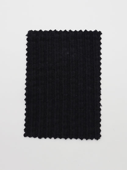 【25SS-174】モールヤーンウェーブリブ風二重織りニット　/0.5ｙあたり = ～1115円