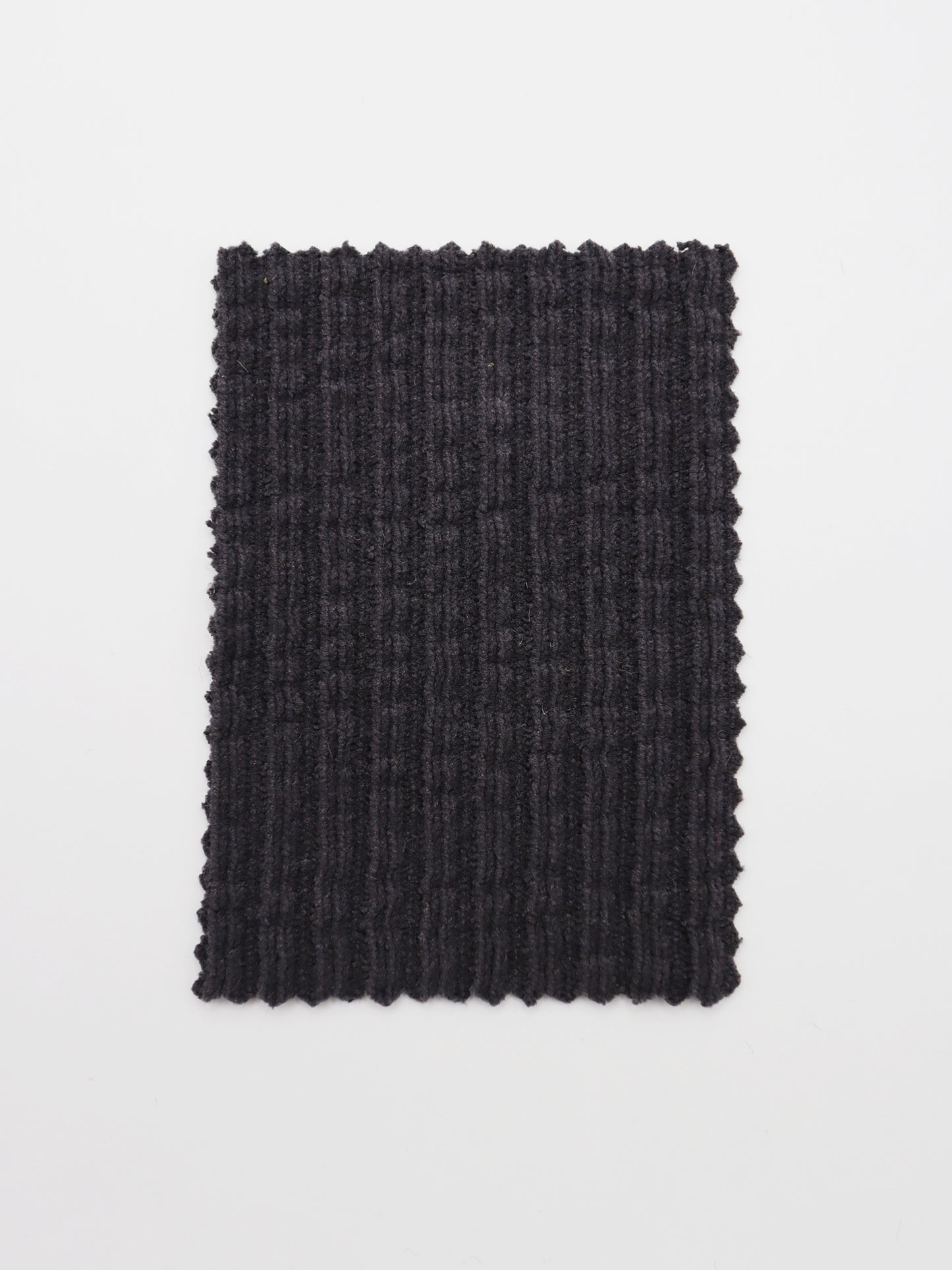 【25SS-174】モールヤーンウェーブリブ風二重織りニット　/0.5ｙあたり = ～1115円