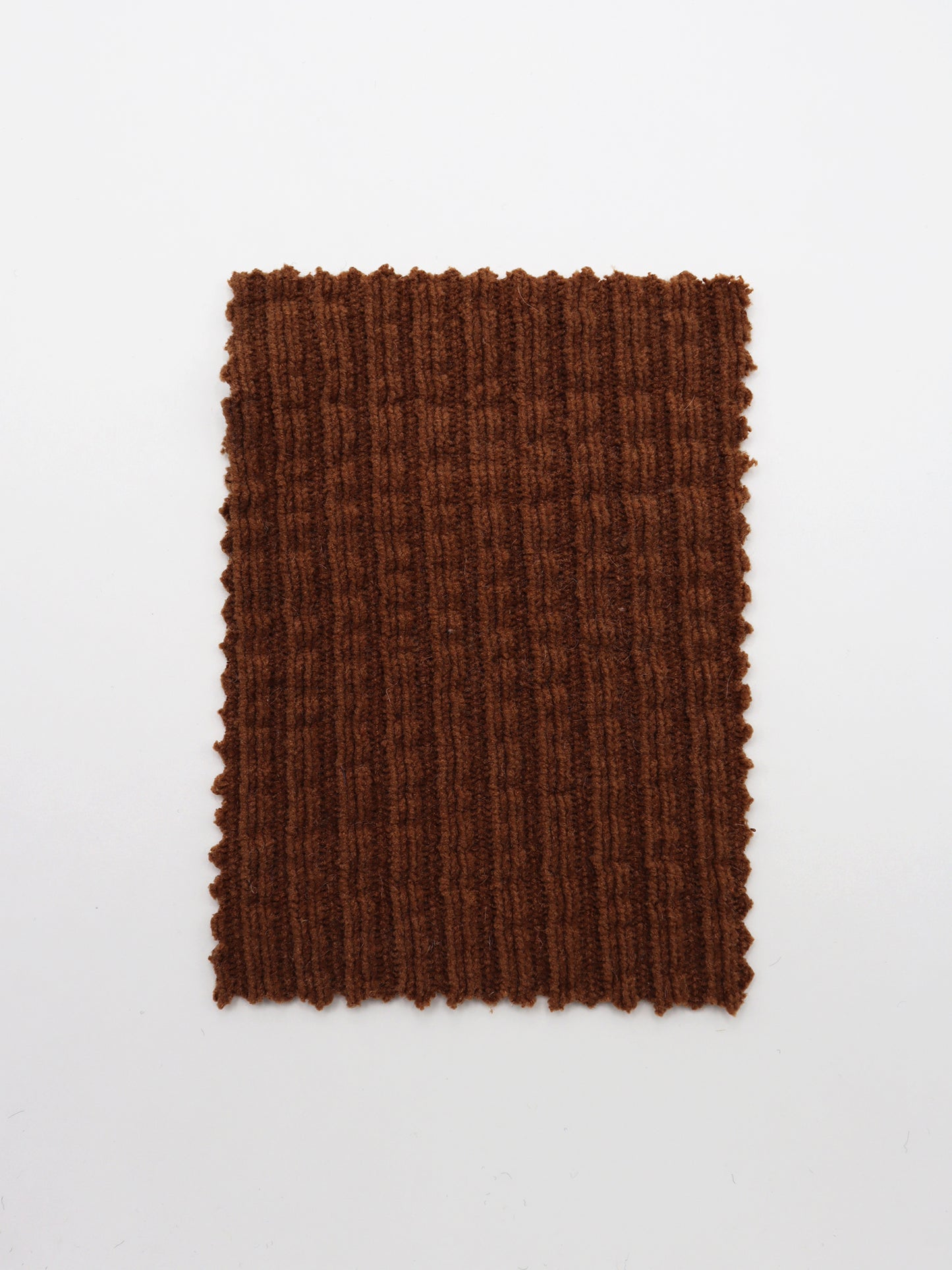 【25SS-174】モールヤーンウェーブリブ風二重織りニット　/0.5ｙあたり = ～1115円