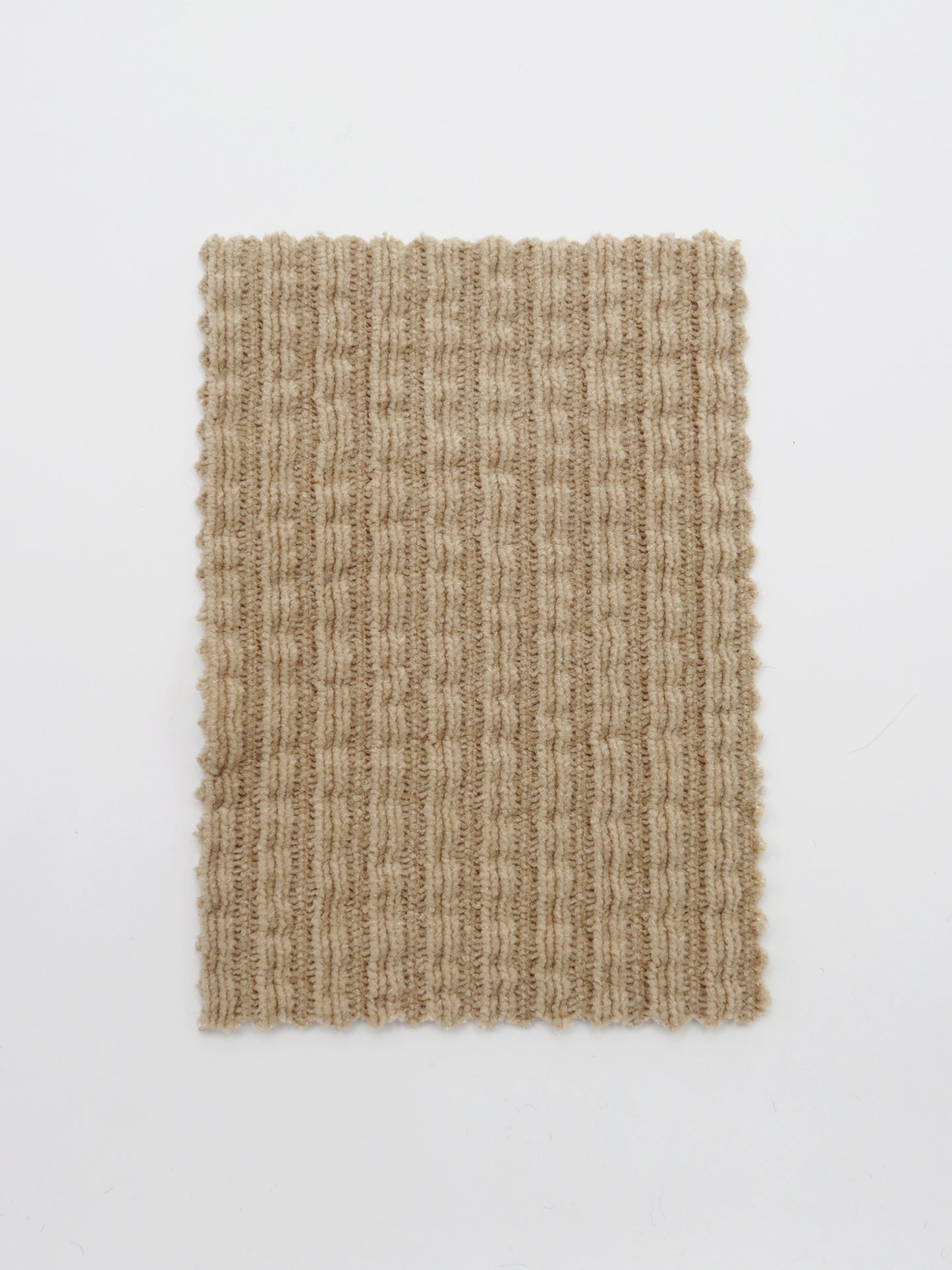 【25SS-174】モールヤーンウェーブリブ風二重織りニット　/0.5ｙあたり = ～1115円