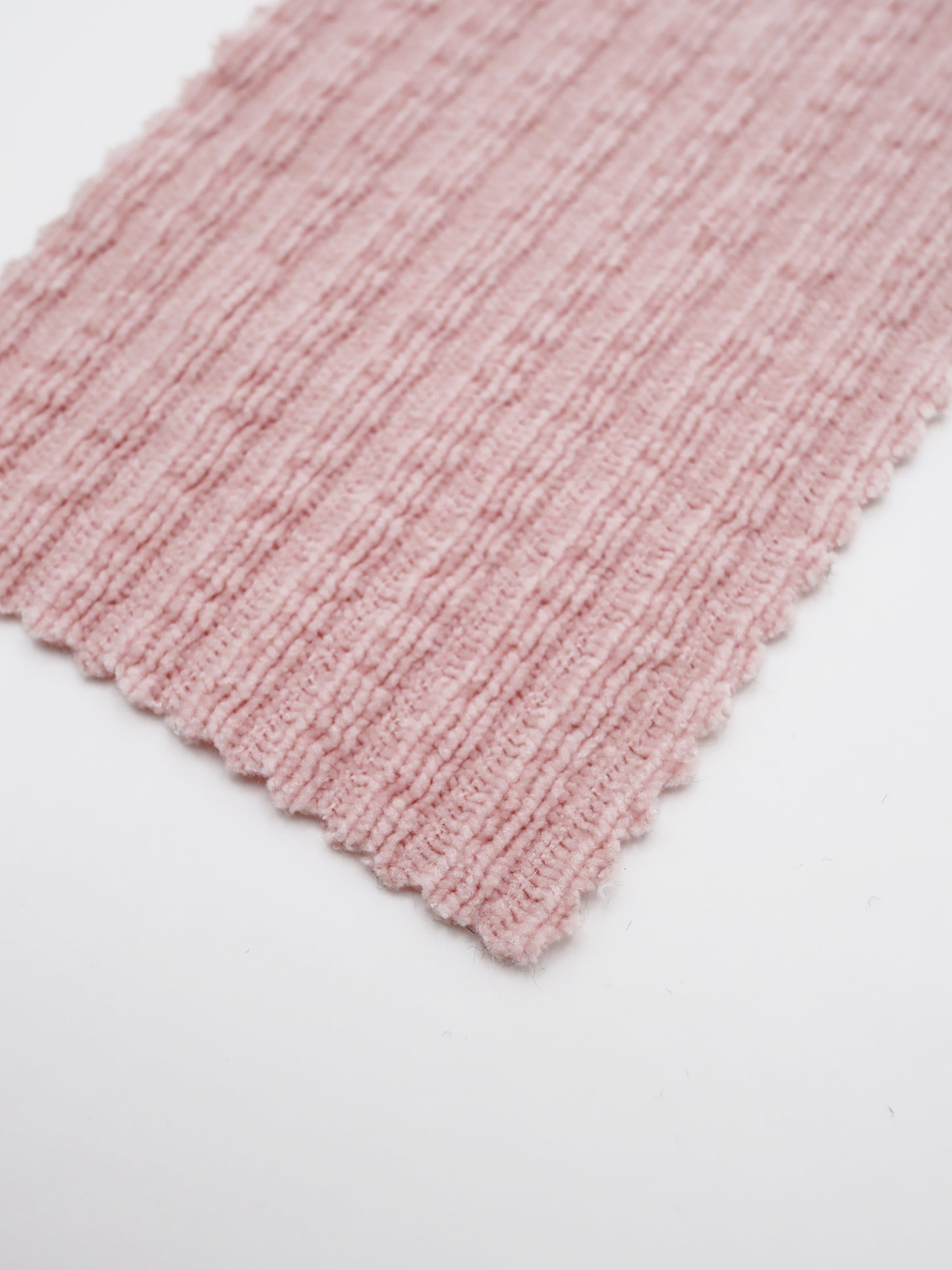 【25SS-174】モールヤーンウェーブリブ風二重織りニット　/0.5ｙあたり = ～1115円