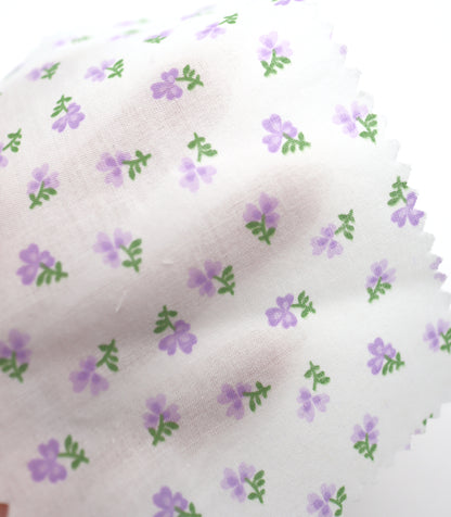 【25SS-259】小花柄プリント綿ローン　/0.5ｙあたり = ～625円