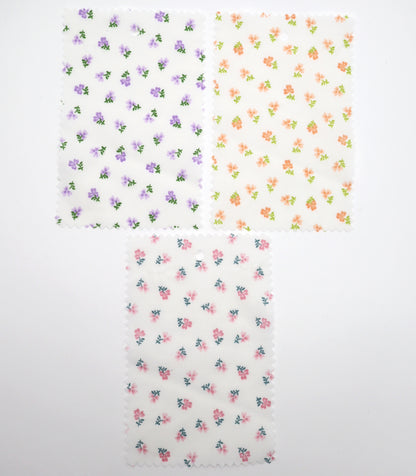 【25SS-259】小花柄プリント綿ローン　/0.5ｙあたり = ～625円