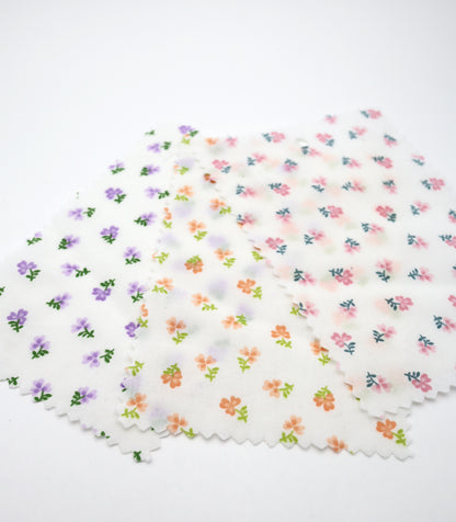 【25SS-259】小花柄プリント綿ローン　/0.5ｙあたり = ～625円