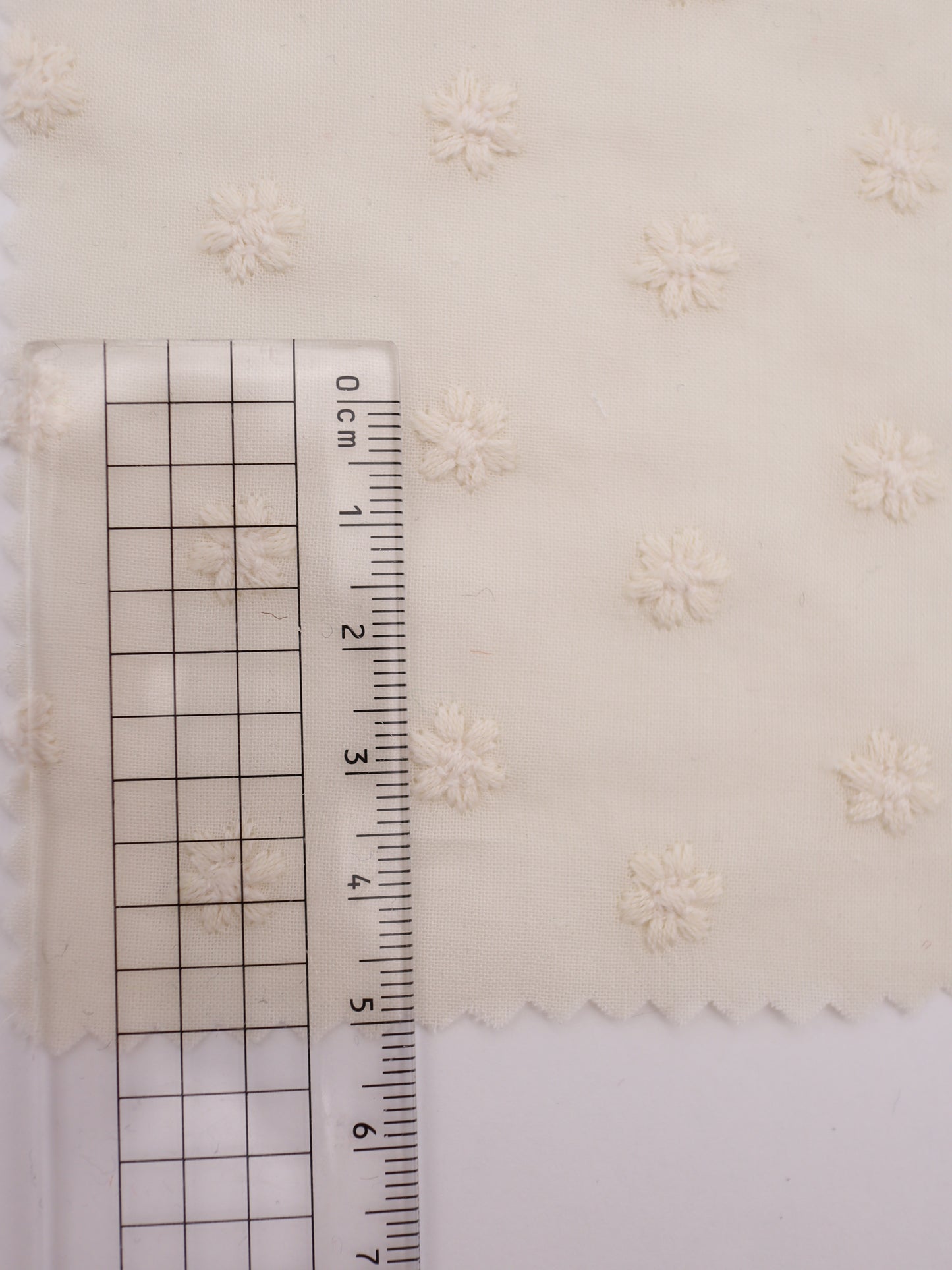 綿100%・精密プチフラワー刺繍ローン生地｜【生地幅】約137センチ 【混率】綿100％｜春夏ブラウス・ワンピース・子供服向け