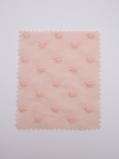 綿100%・精密プチフラワー刺繍ローン生地｜【生地幅】約137センチ 【混率】綿100％｜春夏ブラウス・ワンピース・子供服向け