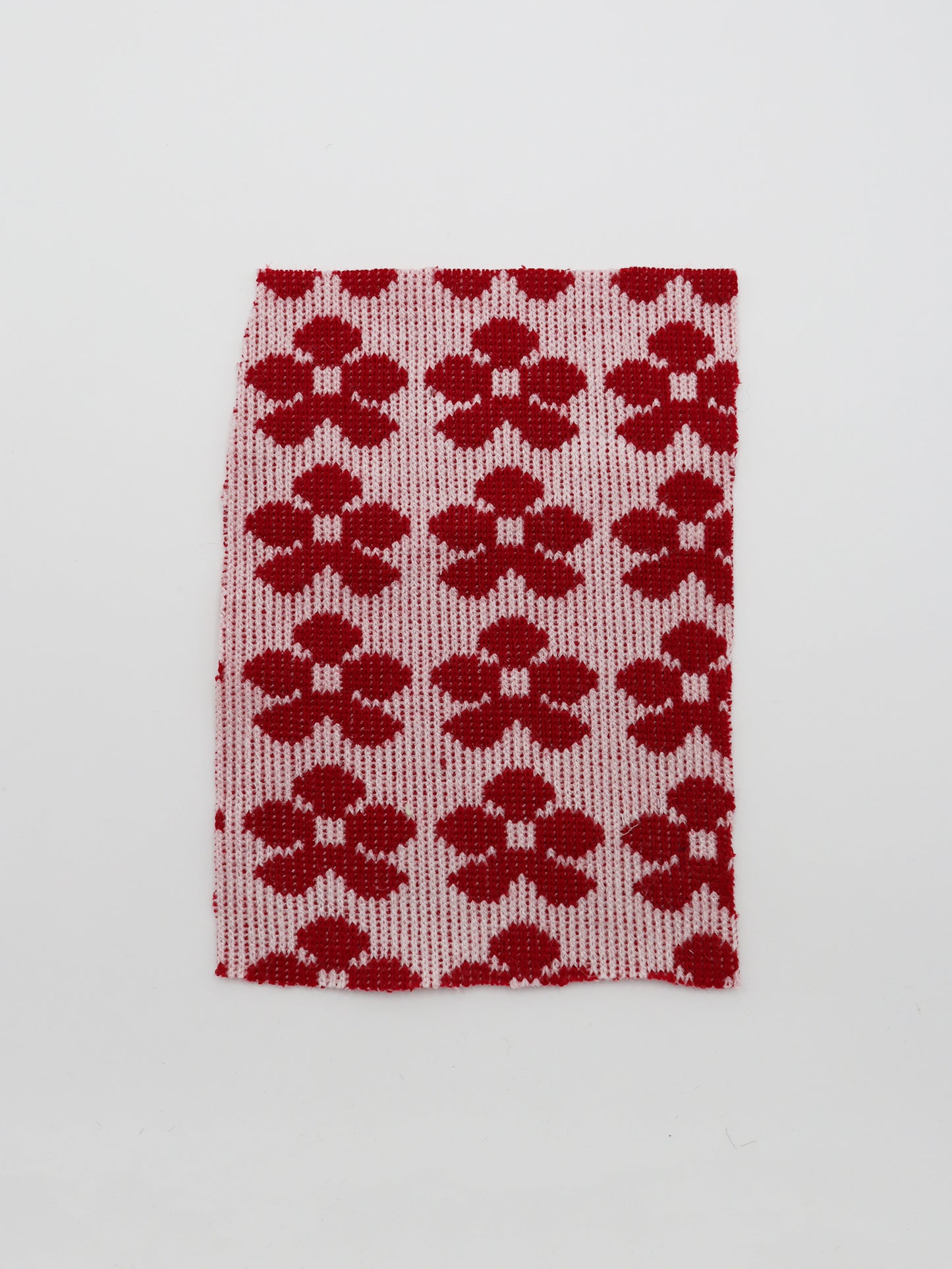 【25SS-133】レトロフラワージャガードダブルフェイスニット　/0.5ｙあたり = ～ 1035円