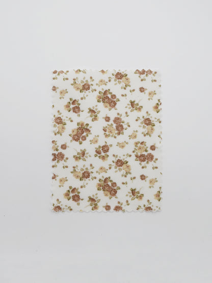 【25SS-098】小花柄プリントキルティングコーデュロイ　/0.5ｙあたり = ～1320円